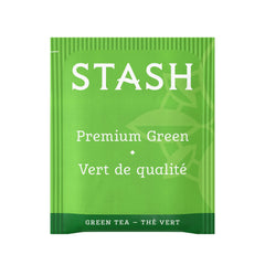 Stash foil-wrapped tea bag close-up showing sealed wrapper and freshness benefit