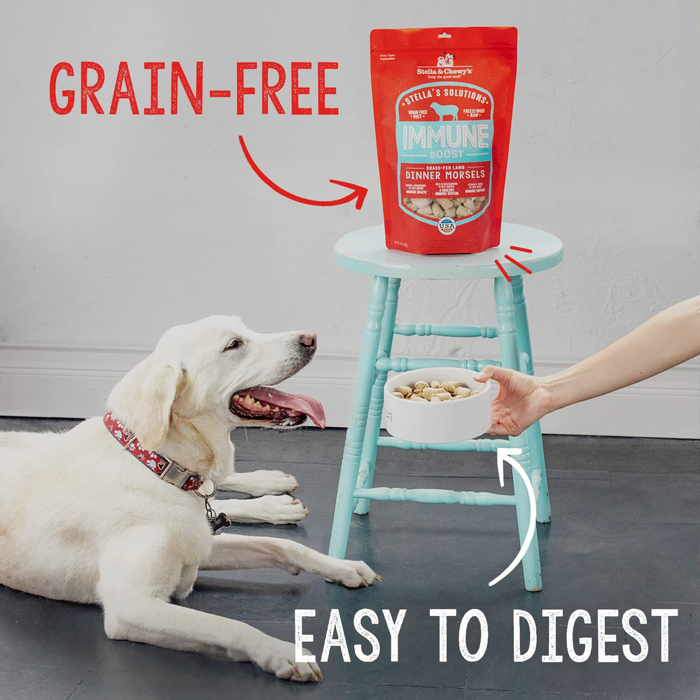 Stella & Chewy's label detail highlighting HPP safety and ingredient transparency