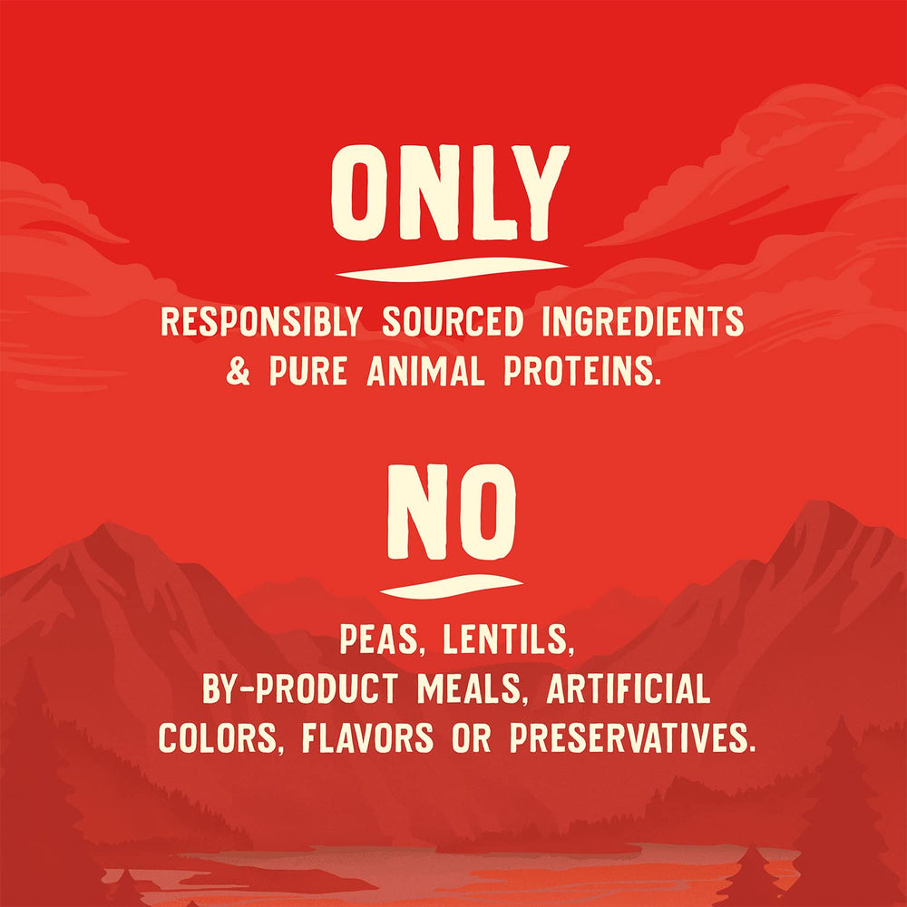 Stella & Chewy's nutrition label close-up displaying guaranteed analysis