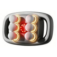 Stellamist front view showing full device and six heads for versatile relief