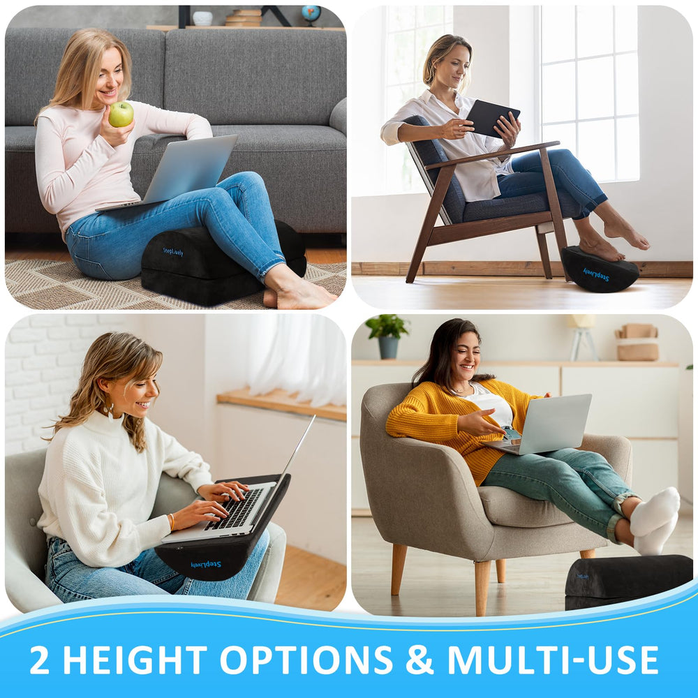 StepLively flipped foot rest demonstrating gentle rocking for relaxation