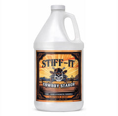 Stiff-it front packaging showing 64 oz bottle and bold logo benefit: long-lasting hold