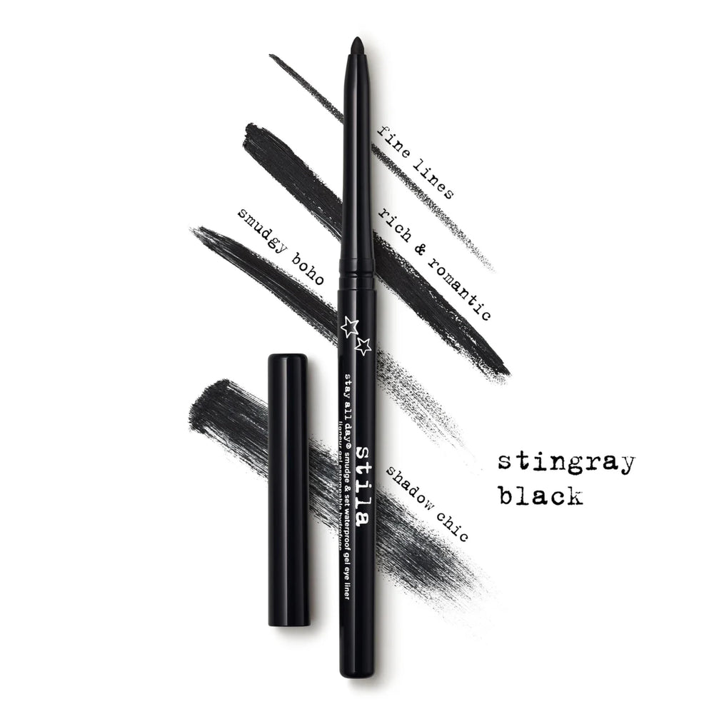 stila stingray black pencil in hand illustrating comfortable control