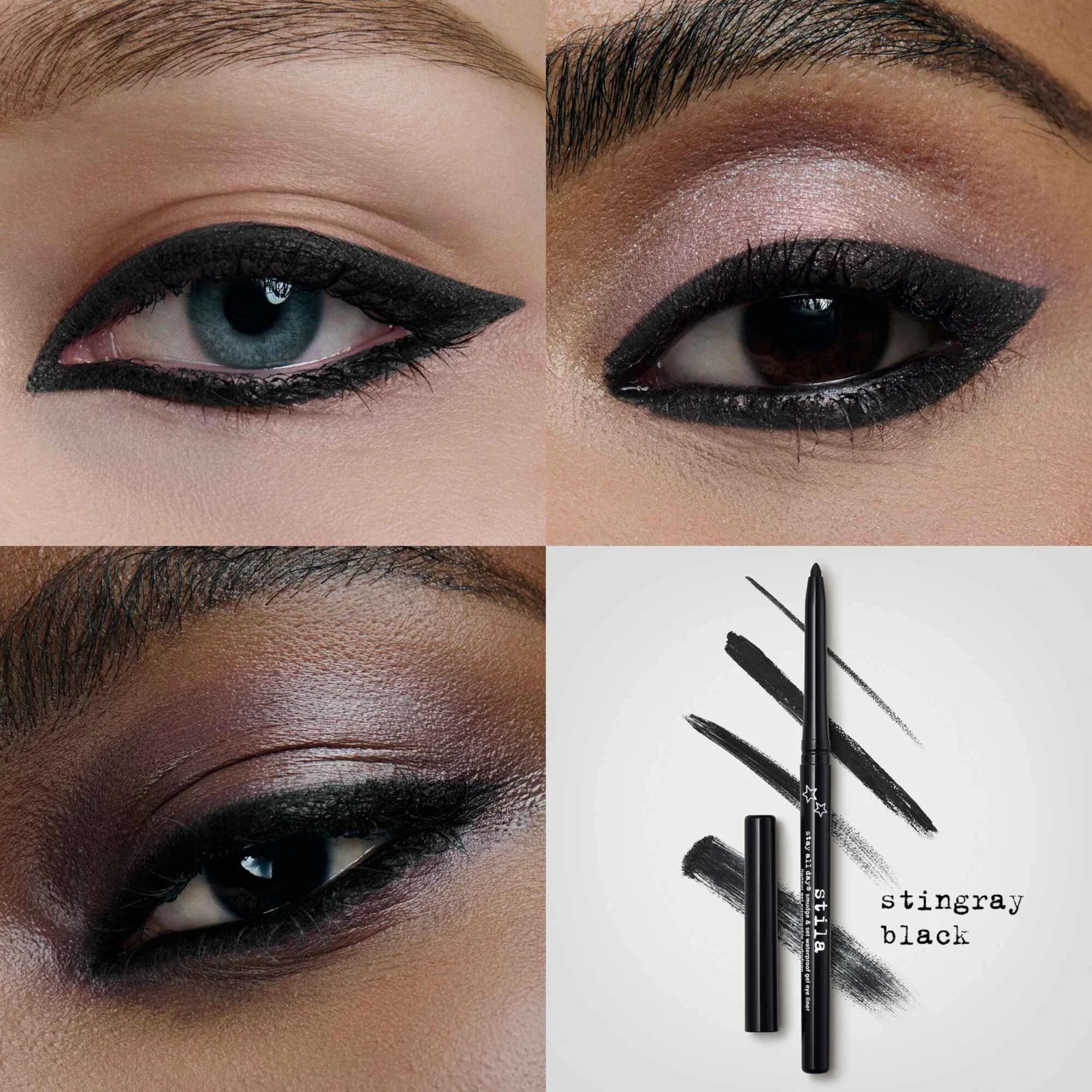 stila stingray black tip close-up demonstrating smooth glide benefit