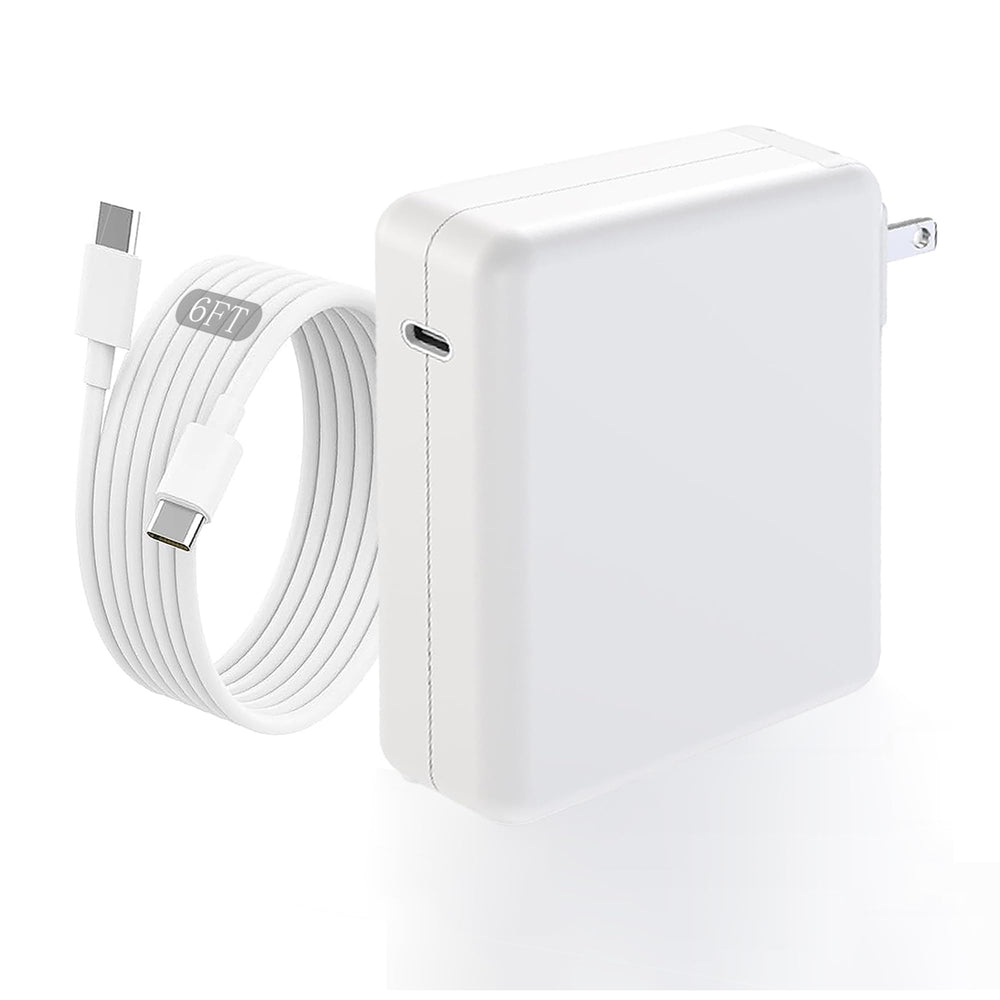 StinkLight 140W charger front view showing compact design and labeling, reliable fast charging