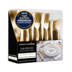 Stock Your Home gold pack front packaging showing counts and contents