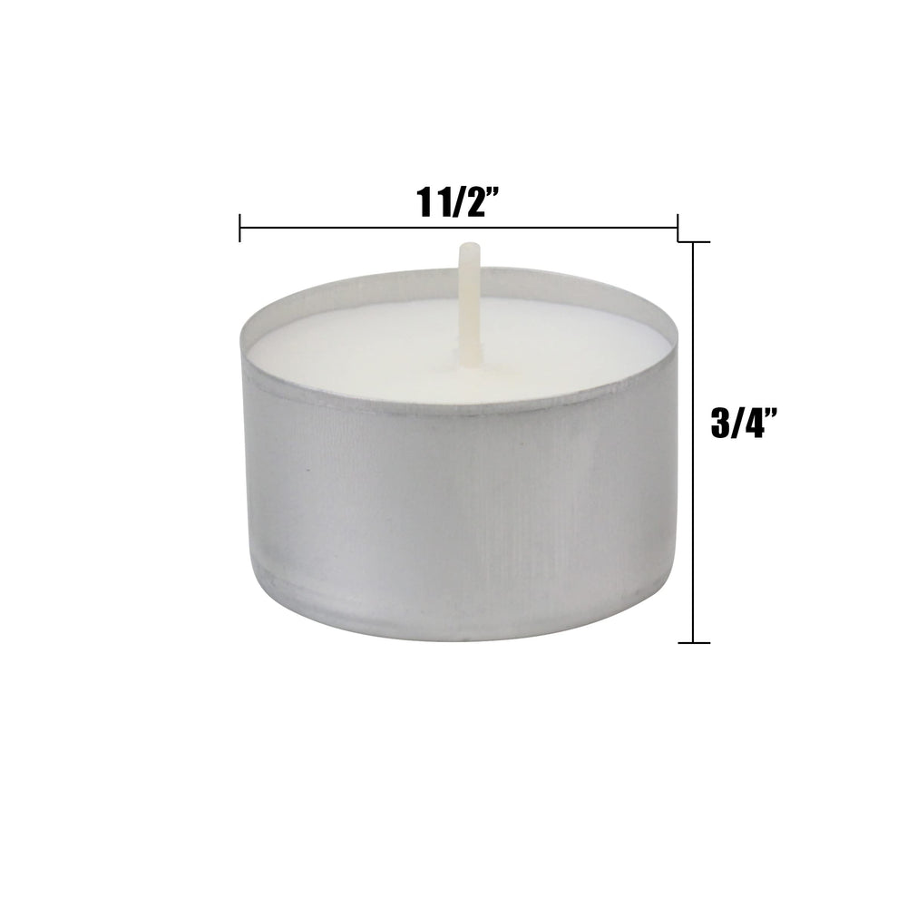 Stonebriar tealights arranged in holder creating even ambient light