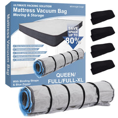 Storage Logic front packaging showing bag and blue zipper for clear identification and sealing