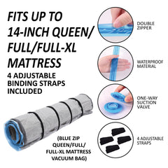 Storage Logic valve with vacuum hose attached demonstrating fast air removal and compression