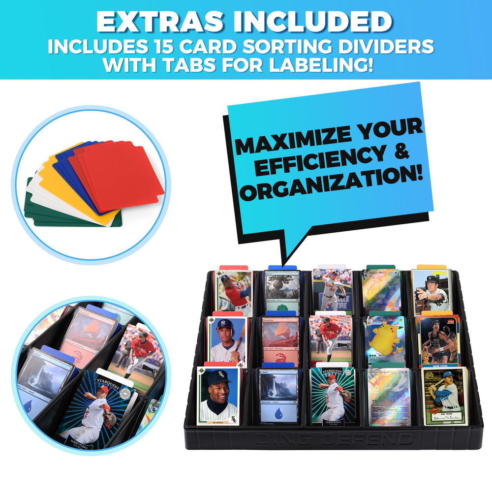 Storage Standard close-up of 15 compartments for neat categorization benefit