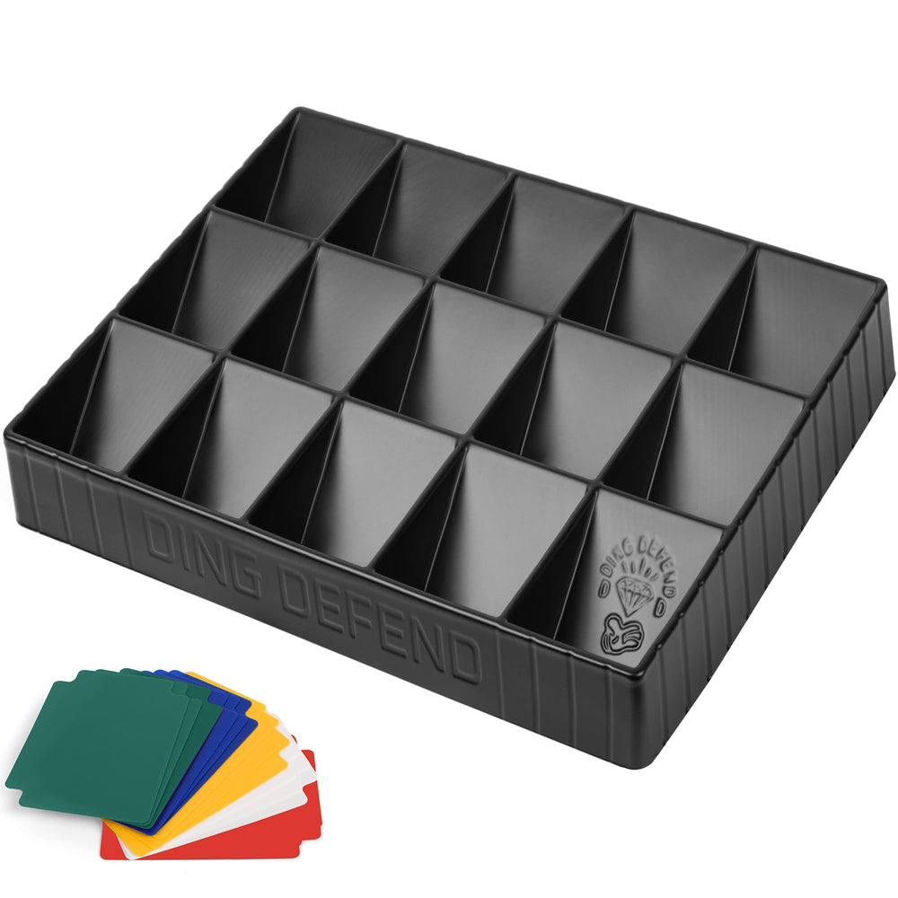 Storage Standard front view showing tray layout and quick sorting benefit