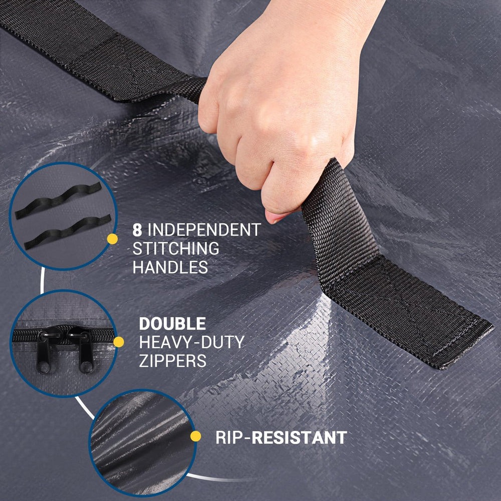 StorageRight textured polyethylene material showing tear-resistant durability