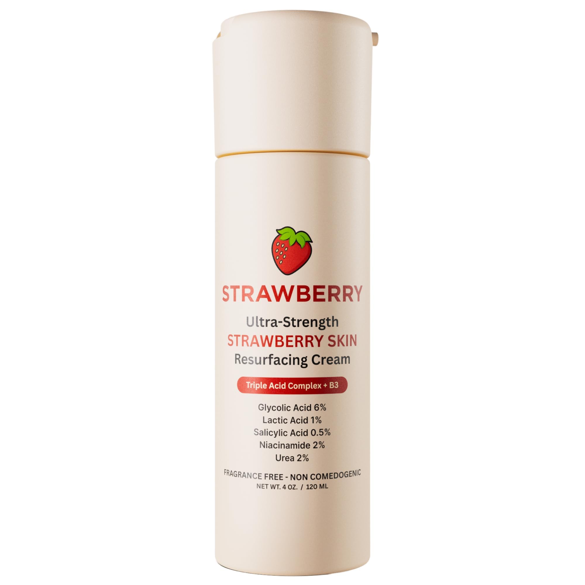 STRAWBERRY front packaging showing KP Bump Eraser cream and smoothing benefit