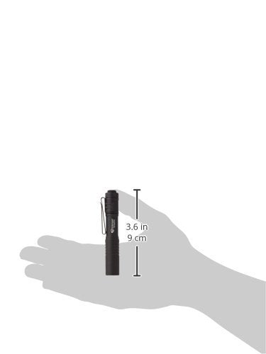 Streamlight MicroStream tail cap switch detail with rubber button, quick single‑handed operation benefit