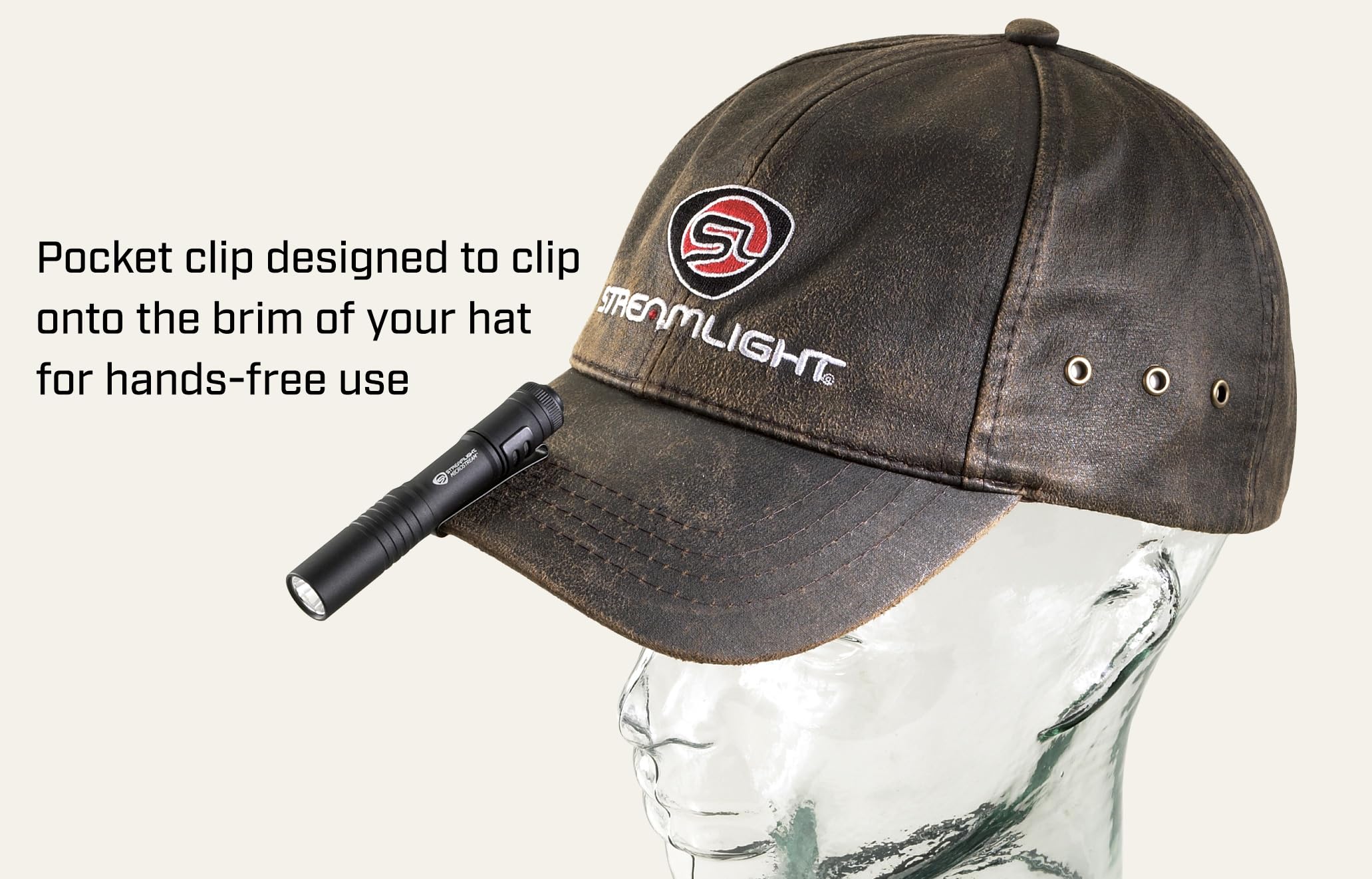 Streamlight MicroStream with included key ring and safety lanyard, ready‑to‑use convenience benefit