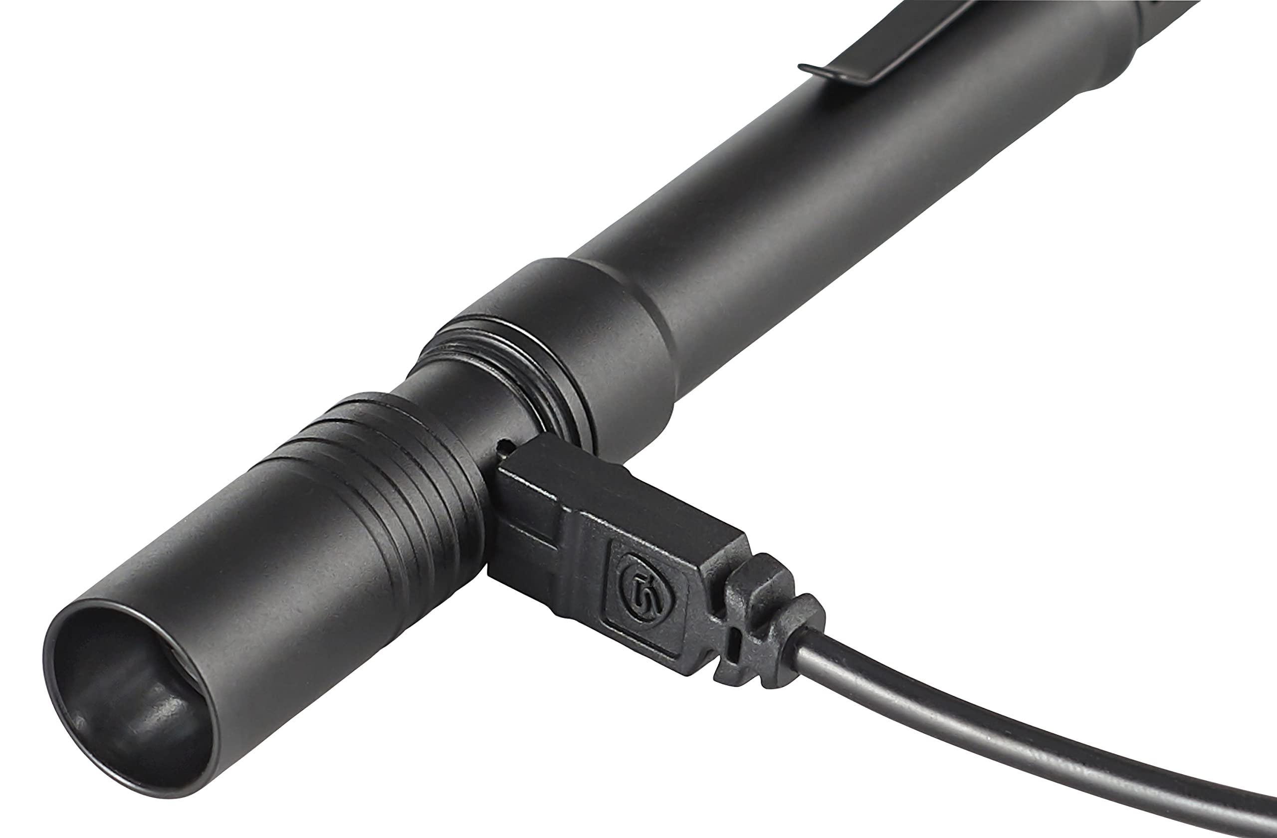 Streamlight Stylus Pro bright focused beam cutting through darkness for clear inspections