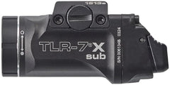 Streamlight TLR-7 X Sub clamp on 1913 rail demonstrating secure low-profile fit