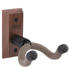 String Swing front view showing Black Walnut finish and secure mount benefit