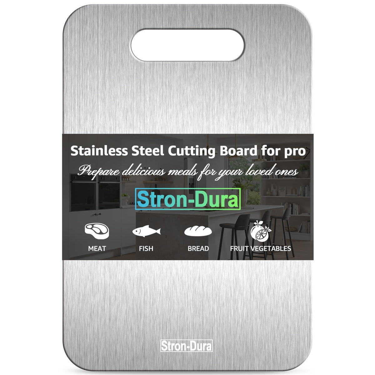 Stron-Dura front view showing board shape and compact benefit