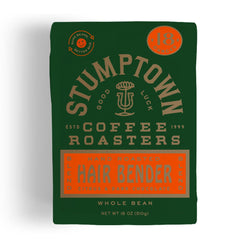 Stumptown Hair Bender front packaging showing branding and 18 oz size benefit