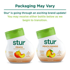 Stur bottle neck with droplet showing easy dropper mixing benefit