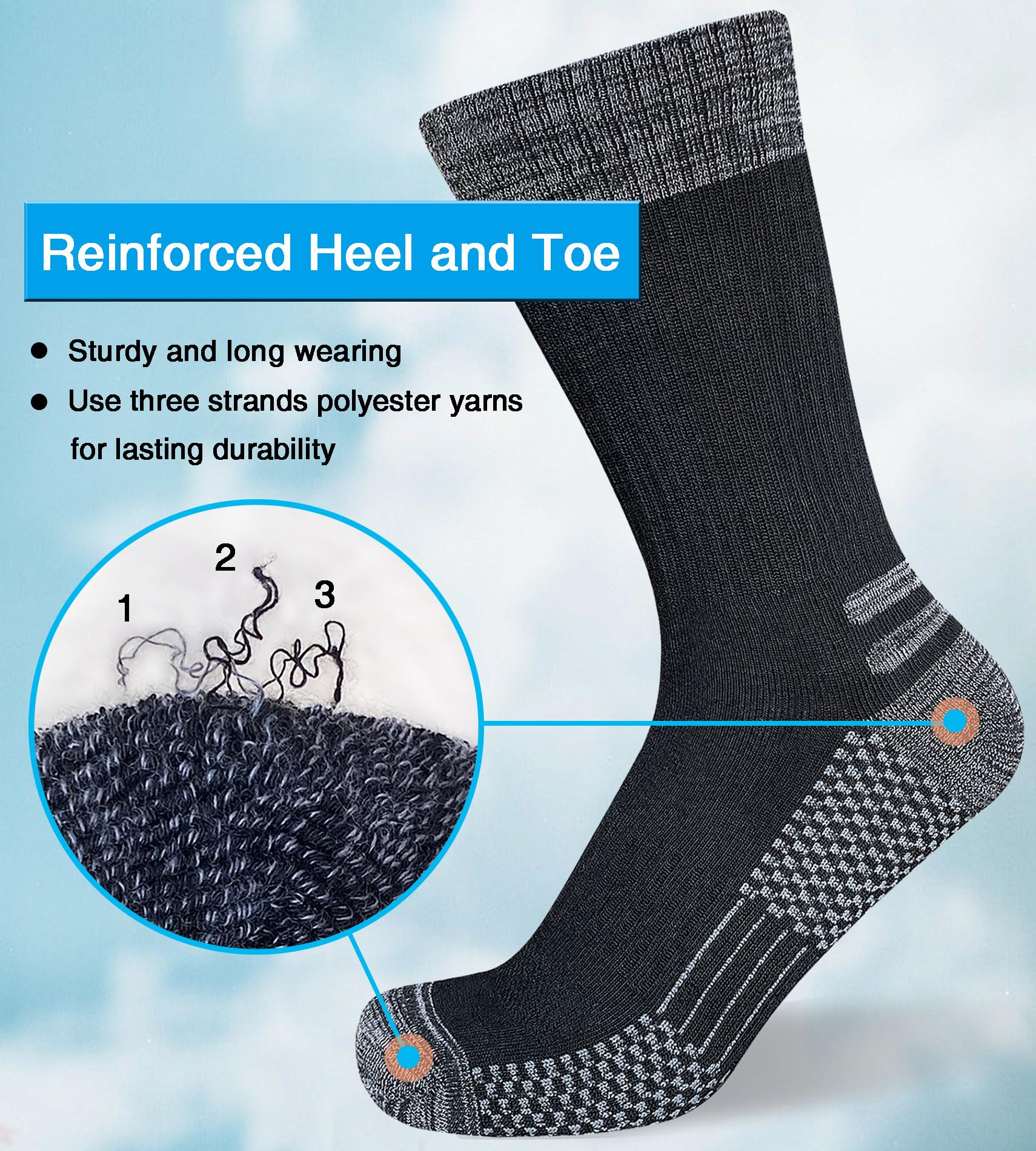 suaskk reinforced heel and toe detail for enhanced durability under boots