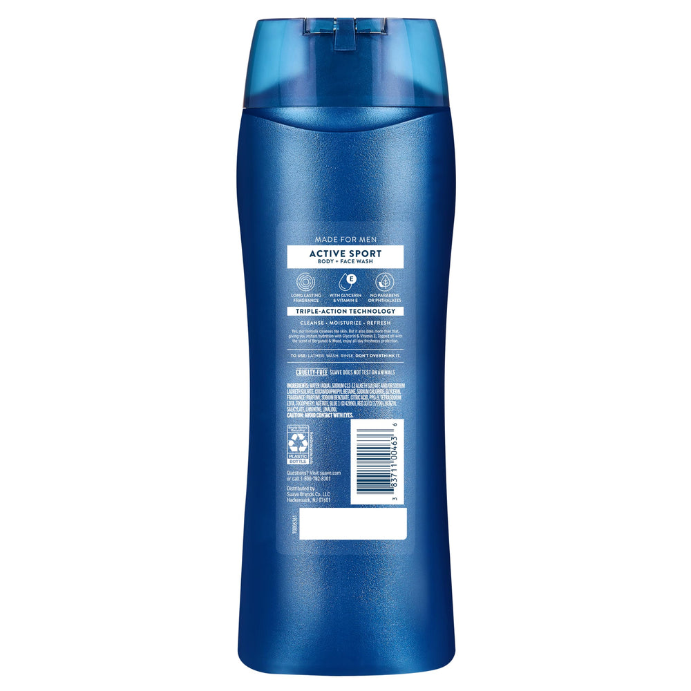 Suave scent ingredients visual with bergamot and cedarwood conveying long-lasting freshness