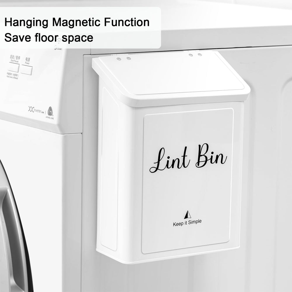 SUBEKYU lint brush and bin detail for quick lint removal and easy maintenance