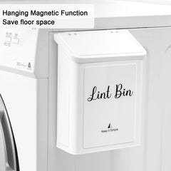SUBEKYU lint brush and bin detail for quick lint removal and easy maintenance