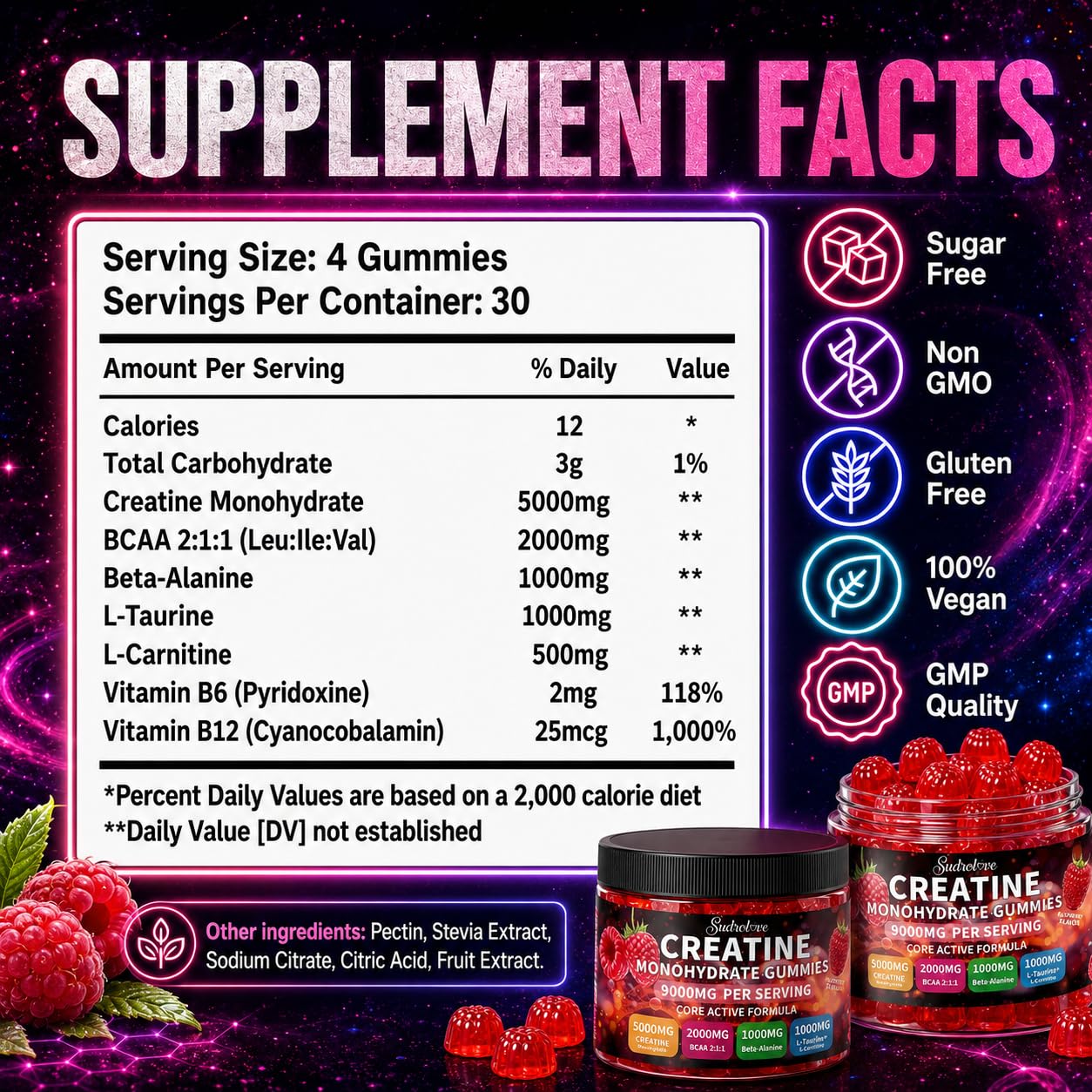 sudrolove gummy being chewed at gym illustrating quick pre-workout convenience