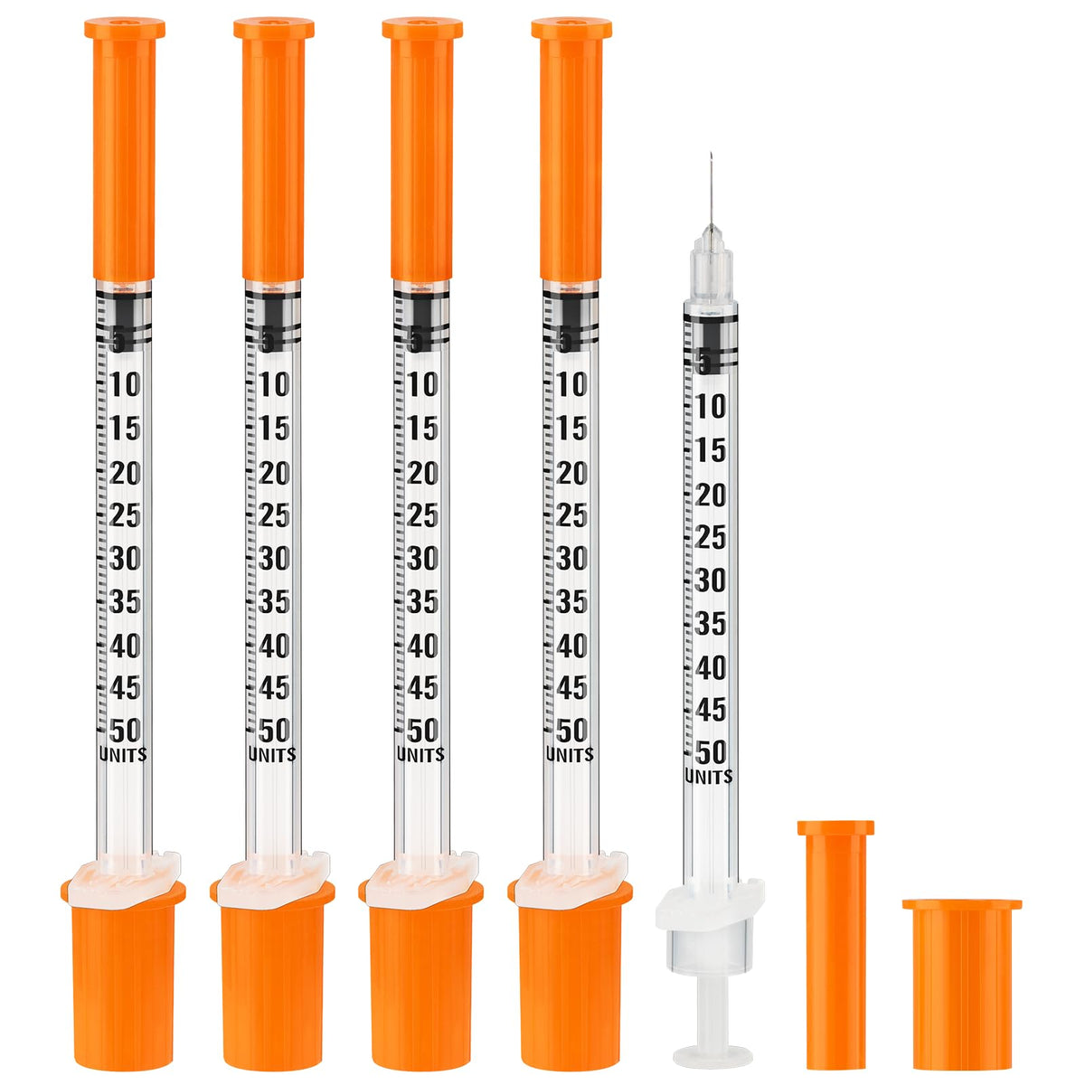 SUDYHTD front packaging showing 100 individually wrapped syringes and convenience