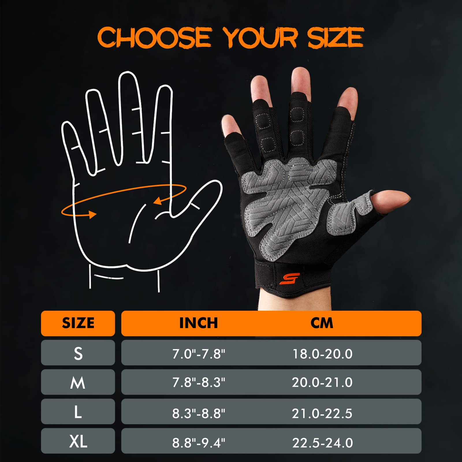 SueStar gloves in use gripping a barbell to improve grip and prevent blisters
