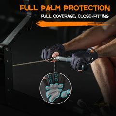 SueStar extended thumb design close-up protecting thumb joint during lifts
