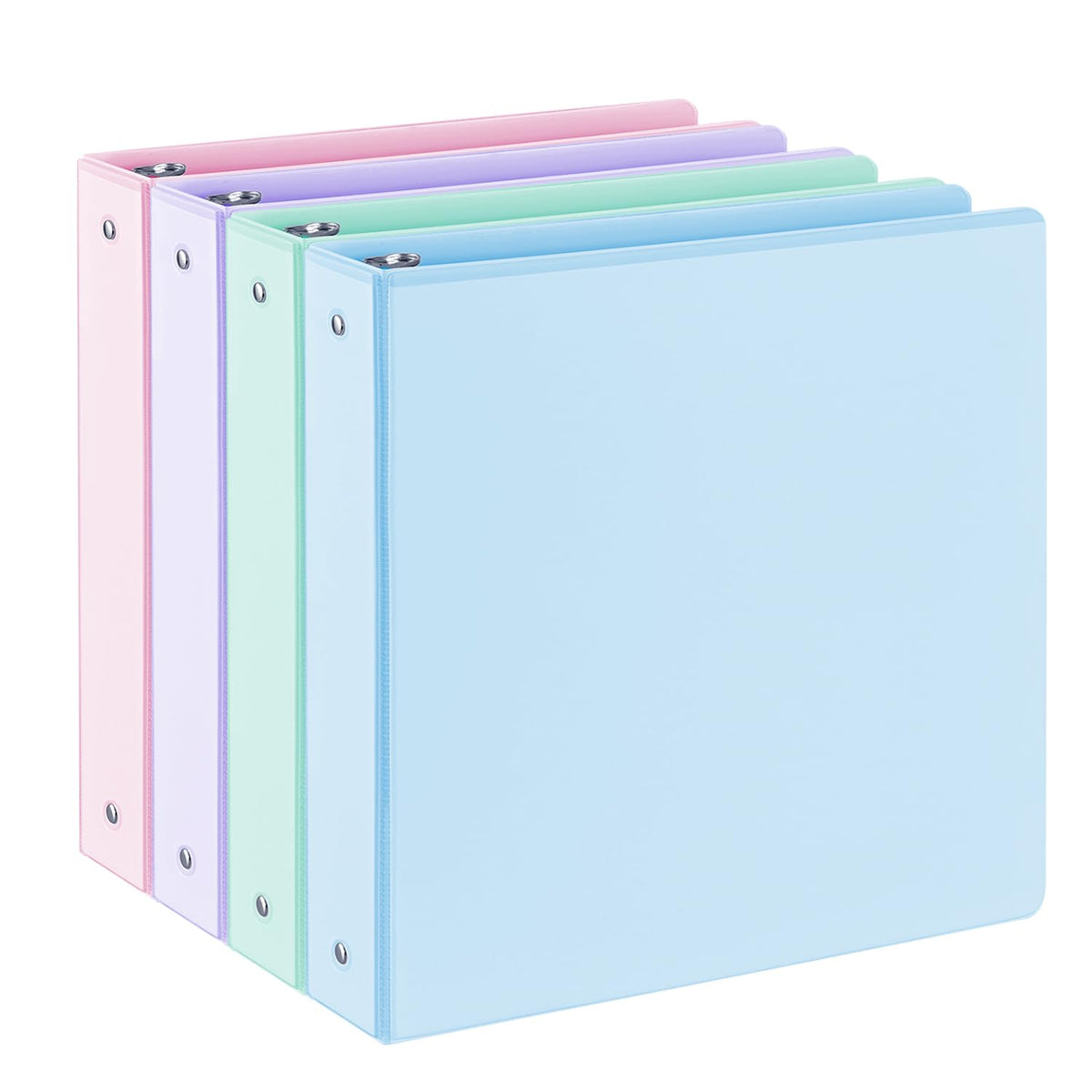 SUIN pastel binder front pack showing colors and customization option
