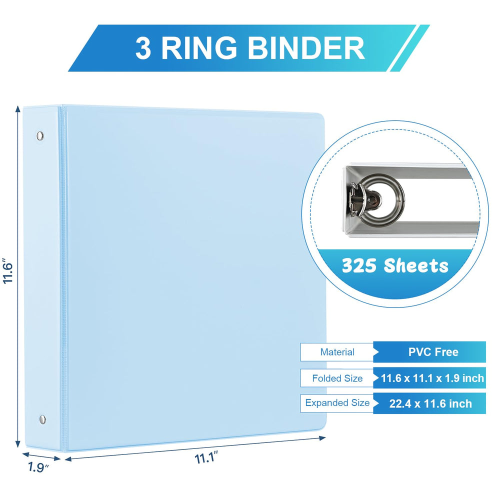 SUIN binder spine with clear overlay for printed labels and easy ID