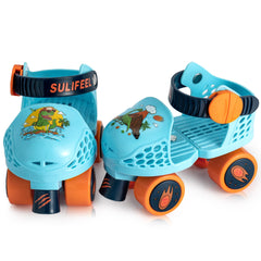 SULIFEEL dinosaur blue front view showing cute design and secure fit