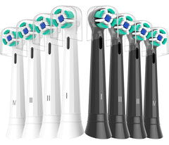 Sulkiwe front packaging showing 8pcs compatible Oral‑B iO heads and quick benefit