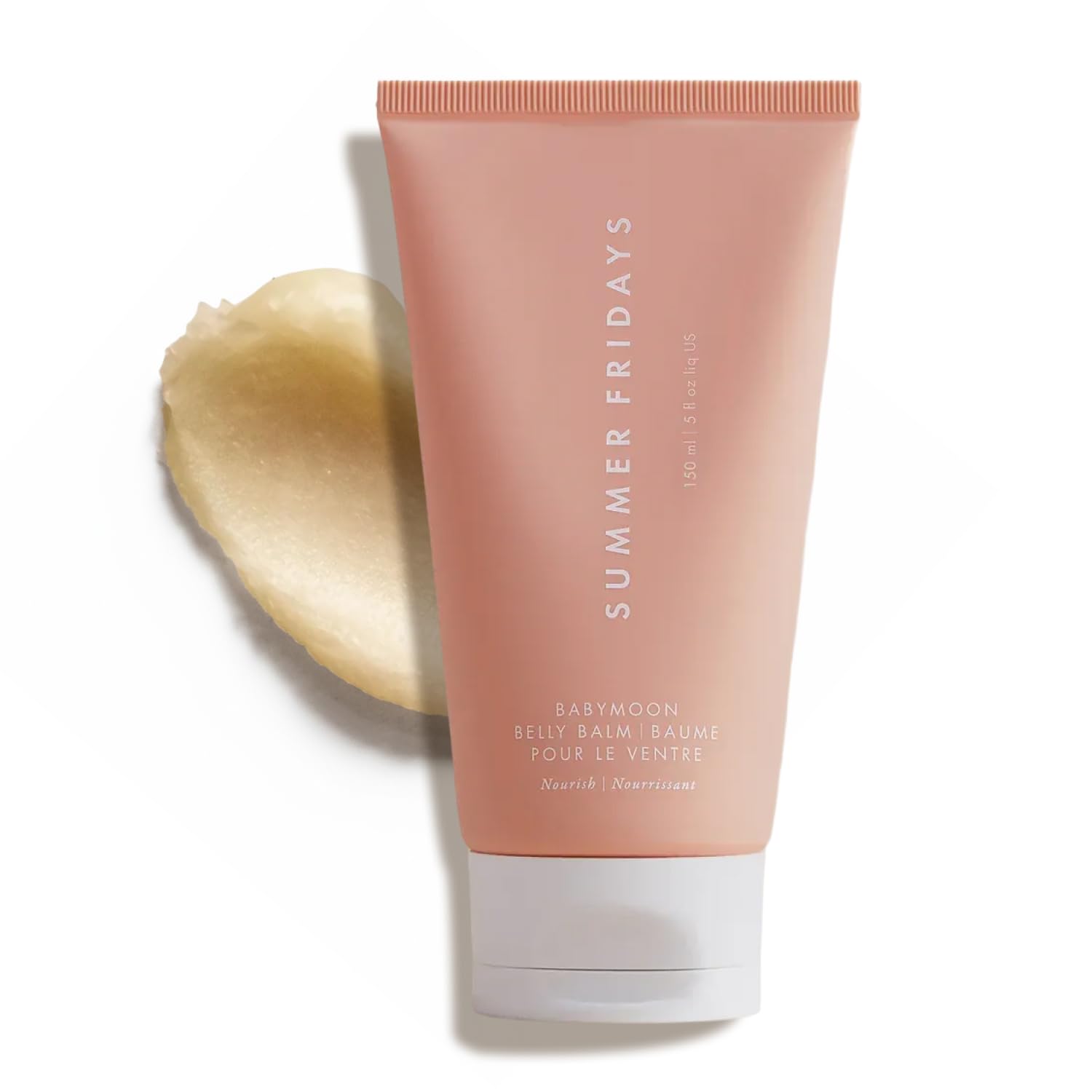 Summer Fridays front tube shot showing clean packaging and balm benefit
