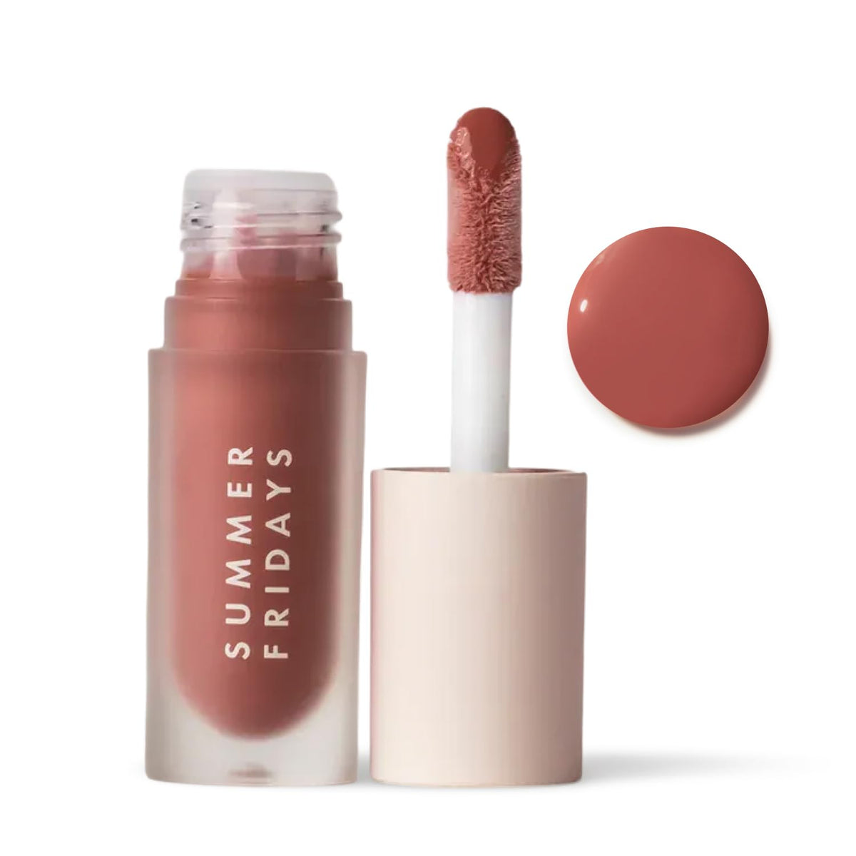 Summer Fridays front packaging showing blush dreams shade and glossy finish benefit
