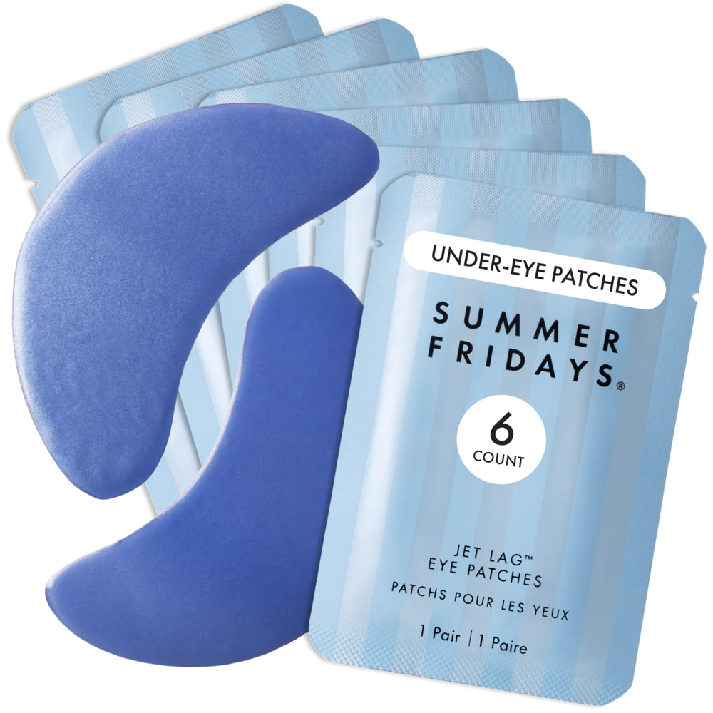 Summer Fridays front packaging showing six pairs and travel-ready benefit