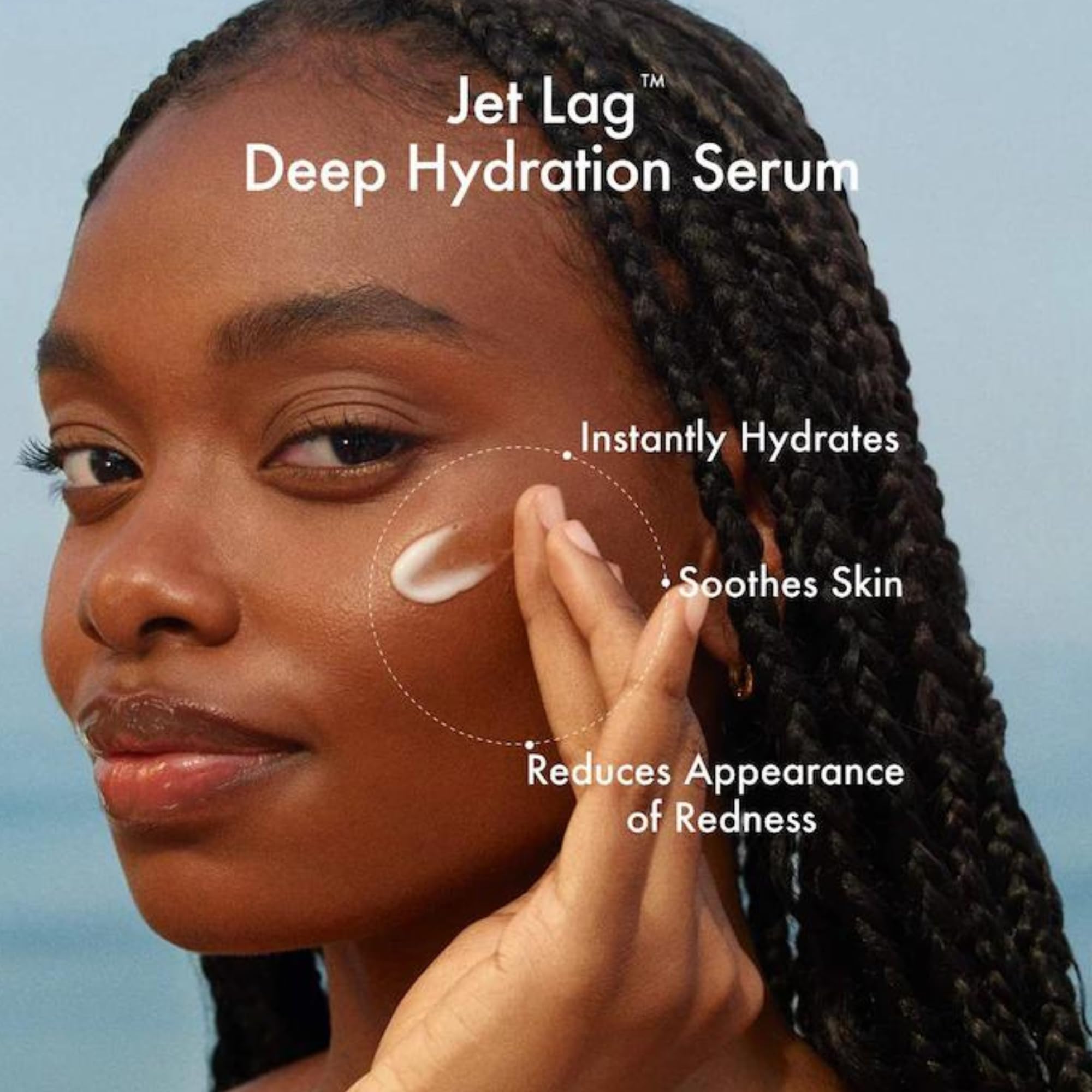 Summer Fridays hydration mist sprayed from bottle for instant refresh