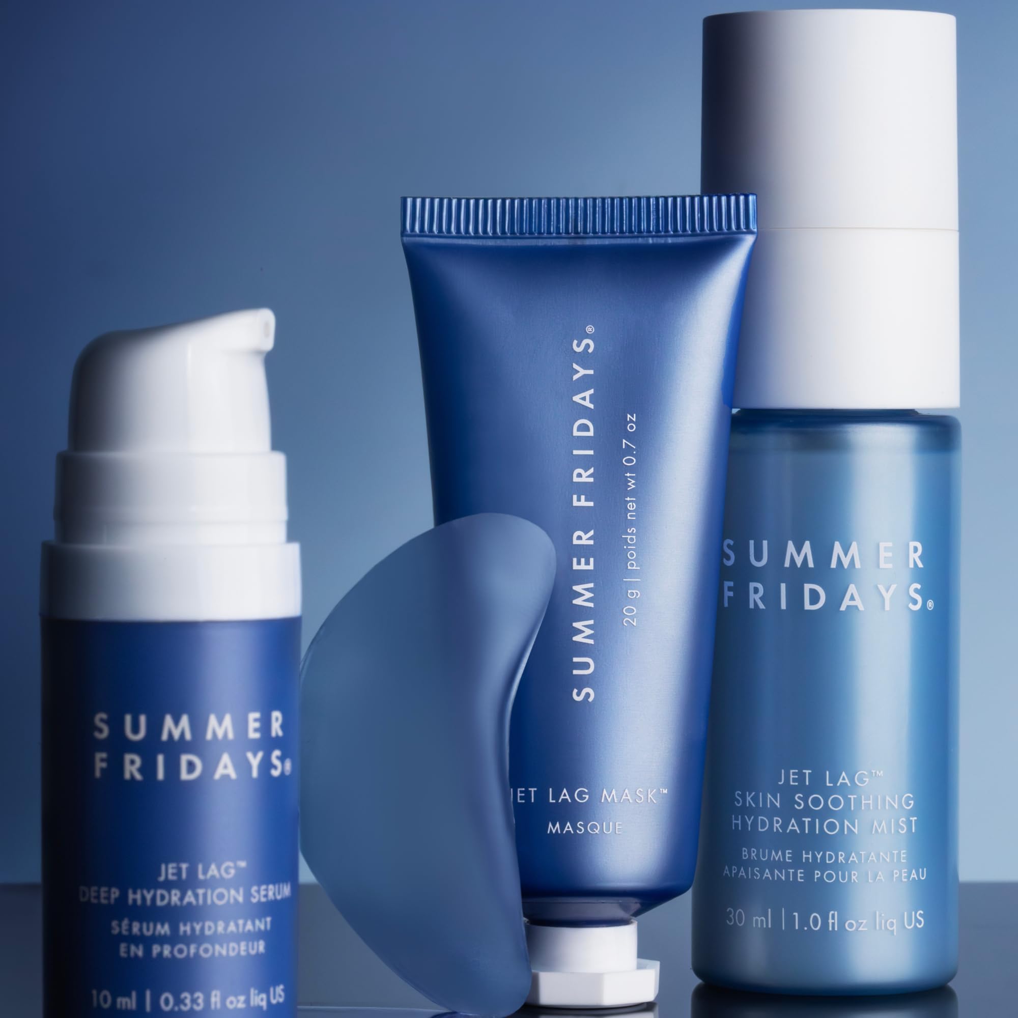 Summer Fridays mask moisturizer jar close-up, reveals rich hydration