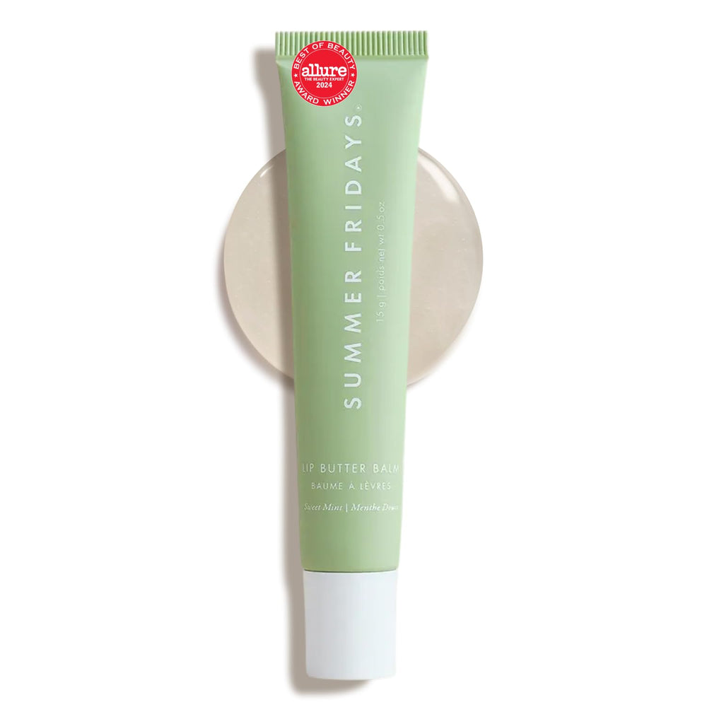 Summer Fridays front jar view showing compact packaging and instant shine benefit