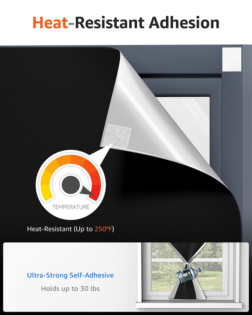 Sumobaby strong hook-and-loop tape detail illustrating secure, no-drill installation
