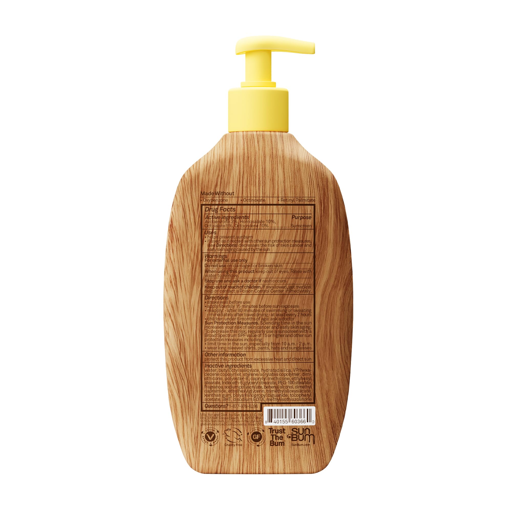 Sun Bum bottle on towel in lifestyle scene emphasizing daily sun care