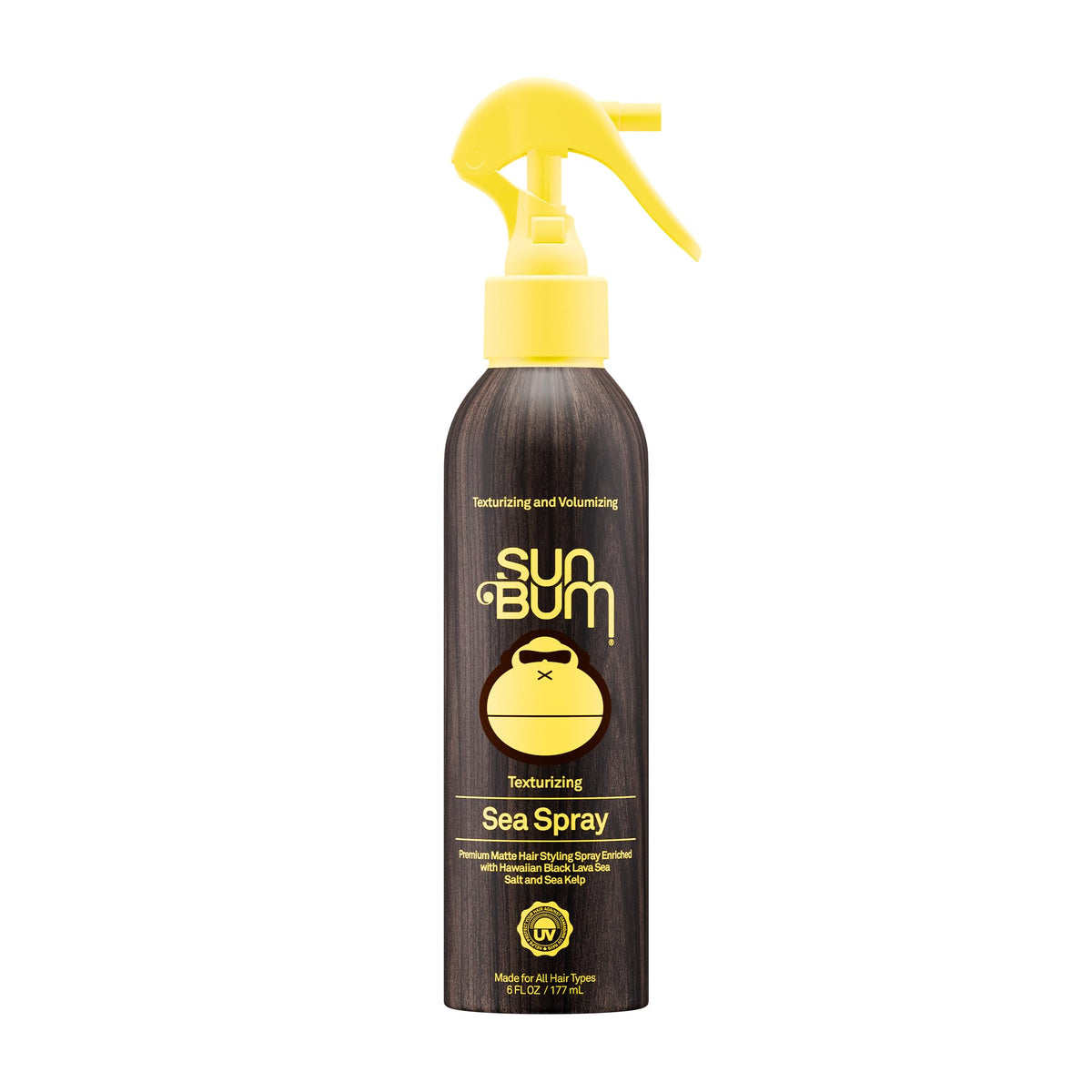 Sun Bum sea spray front packaging showing 6 oz bottle and branding for easy recognition