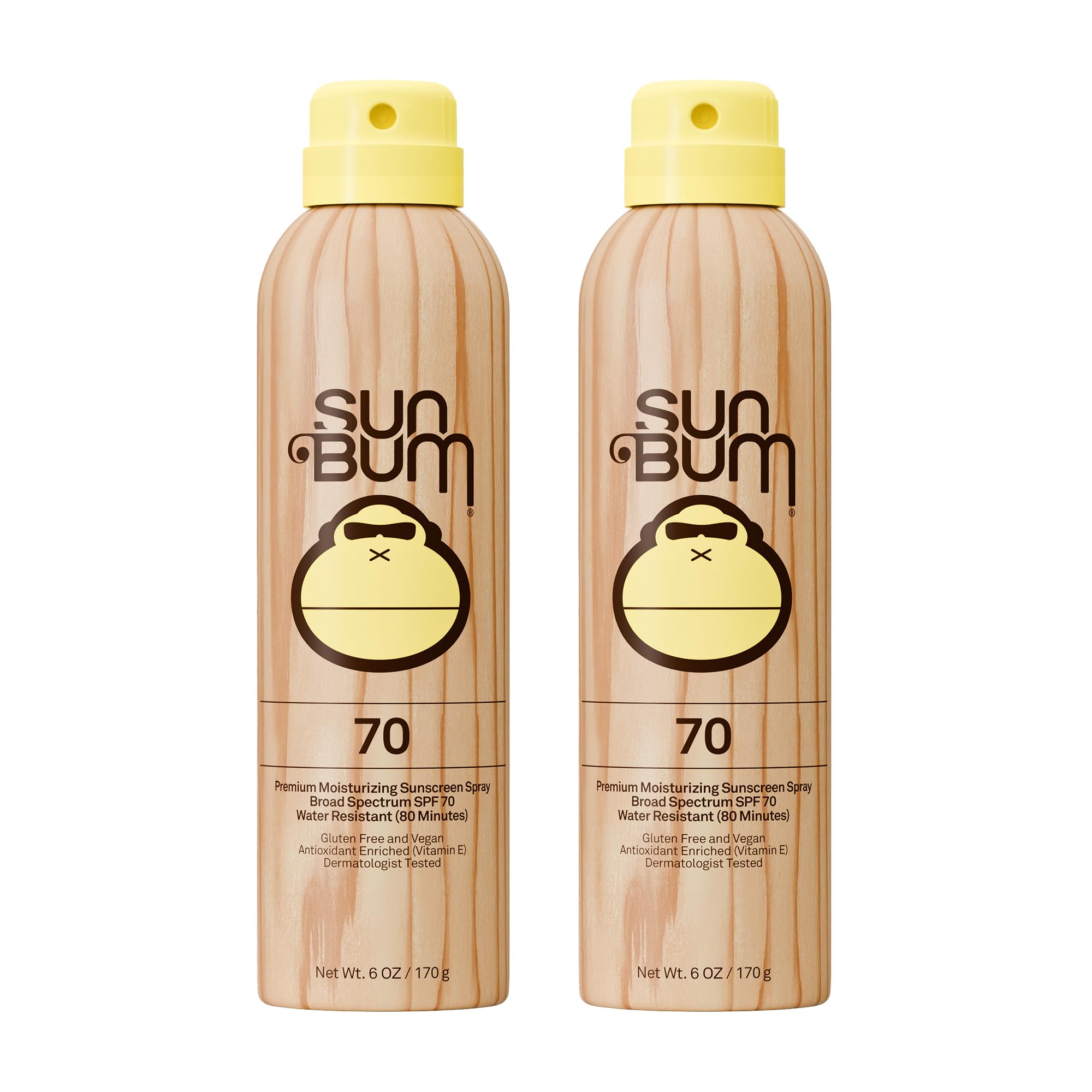 Sun Bum SPF 70 front packaging showing brand and protection