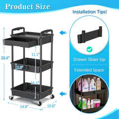 SUNALLY close-up of removable drawer highlighting easy-access small-item storage