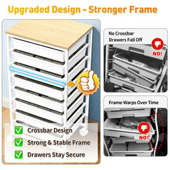 SUNALLY open drawer showing storage capacity and easy access to supplies