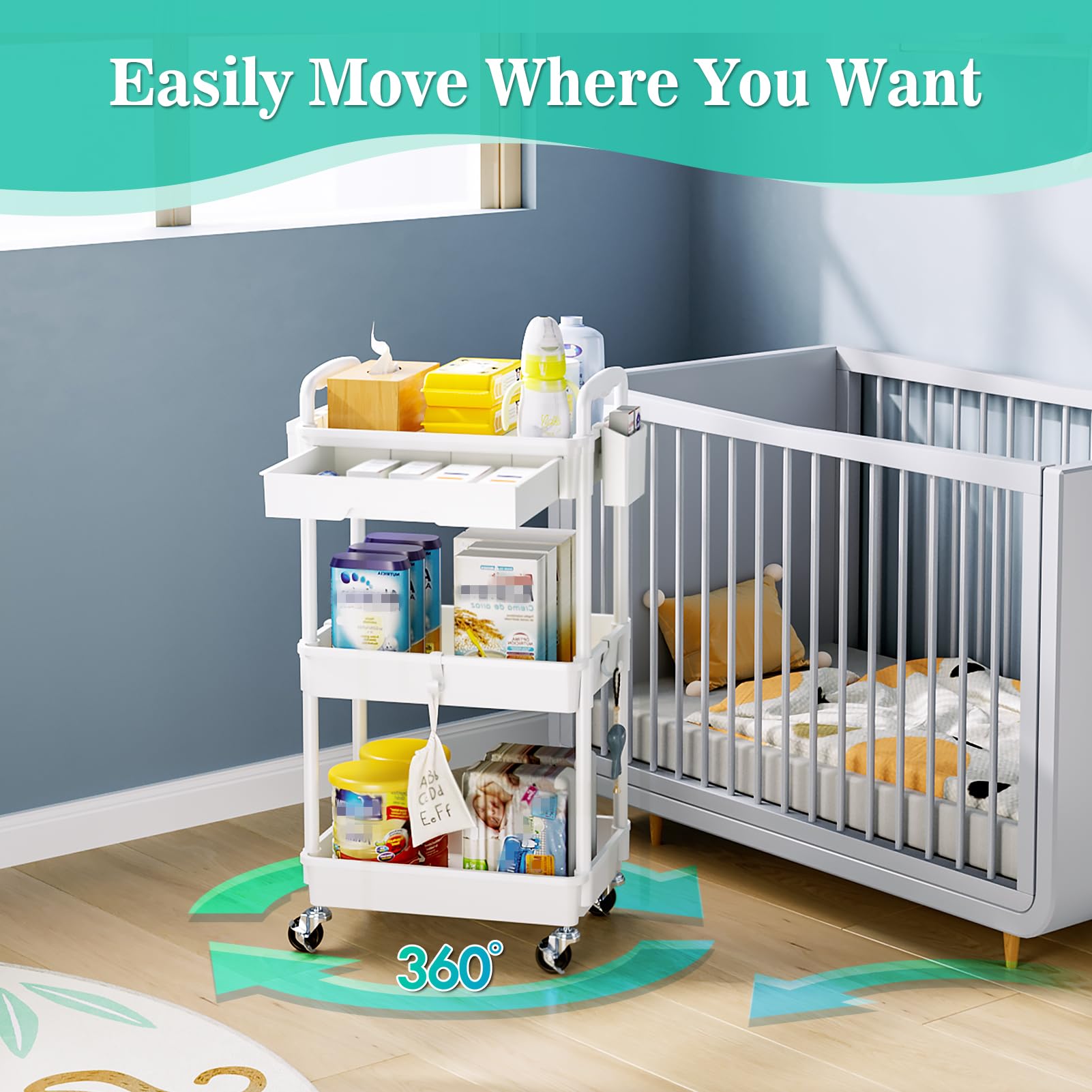 SUNALLY side hooks and hanging cup holding tools for added convenience